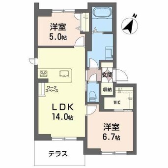間取図 べレオ鐙西