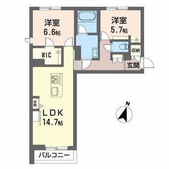 間取図 （仮）米山3丁目シャーメゾン