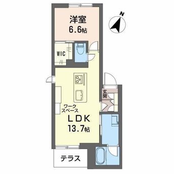 間取図 シャーメゾン・ササ