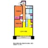 ダイアパレス白山（203） 2LDKの間取り