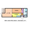 和合町新築アパート 1LDKの間取り