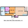 和合町新築アパート 1LDKの間取り