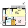 CLASSEUM幸西III 1LDKの間取り