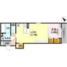 （仮）D-ROOM川端町 1LDKの間取り