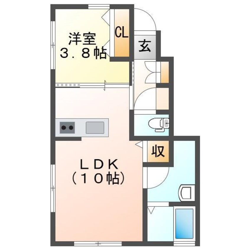 間取図 Rグレース長潟