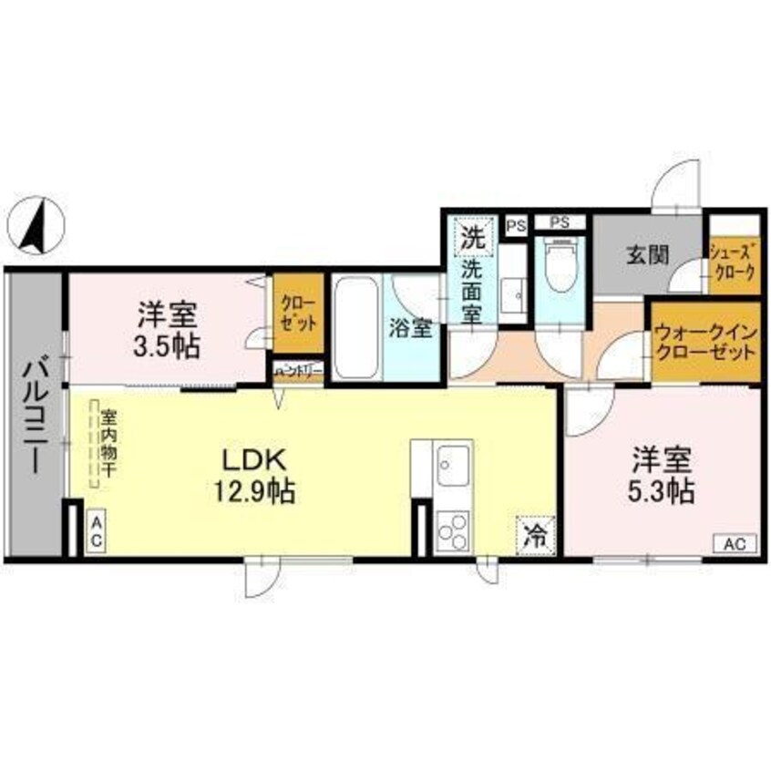 間取図 エテルネル近江