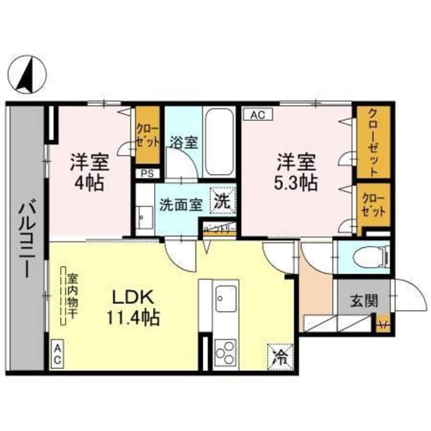 間取図 エテルネル近江