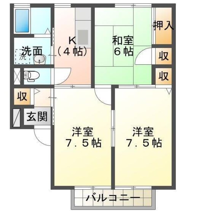 間取図 サンビレッジ