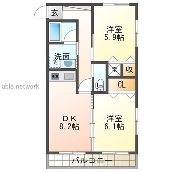 間取図 ストーンリバー