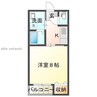 クレアーレ牡丹山 1Kの間取り