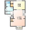 エスぺランサ　A棟 1LDKの間取り