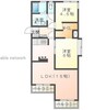 ハイツサンマルカ 2LDKの間取り