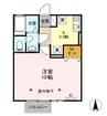 ヴェルドミール 1Kの間取り