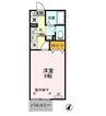 リビングカメリアＢ 1Kの間取り