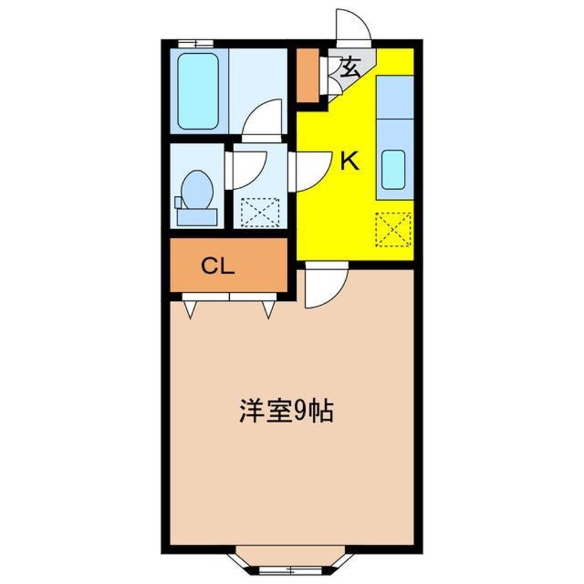 間取図 クレセントブルームＡ