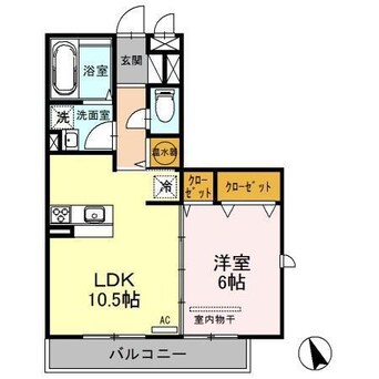 間取図 エミネンスB