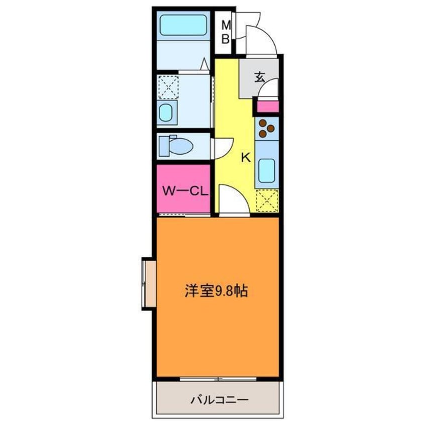 間取図 ファーストクラス空港西