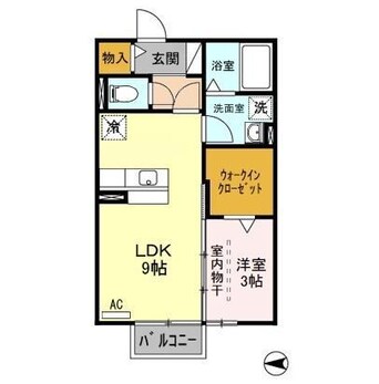 間取図 ローリエK