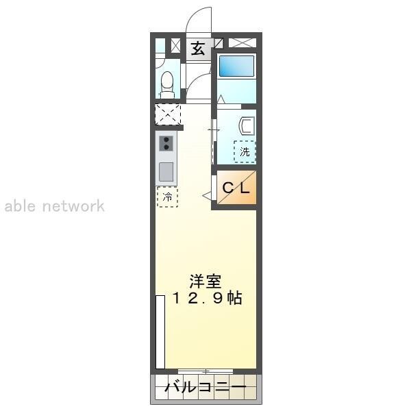 間取り図 ホポロ大形本町