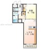 ホポロ大形本町 1LDKの間取り