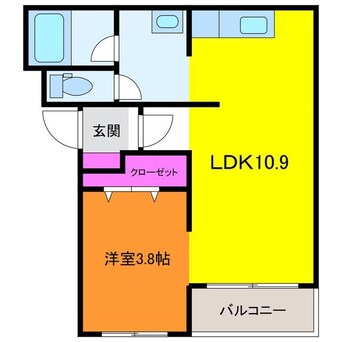 間取図 センチュリーハイツ中島