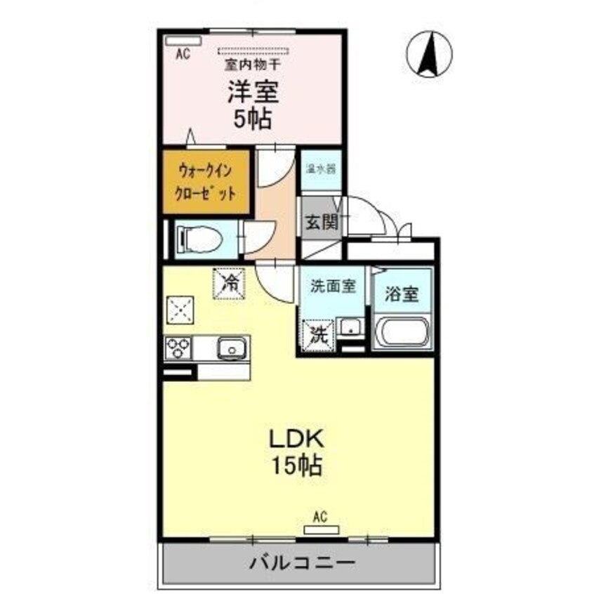 間取図 フローラＡ