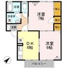 プレインＡ 2DKの間取り