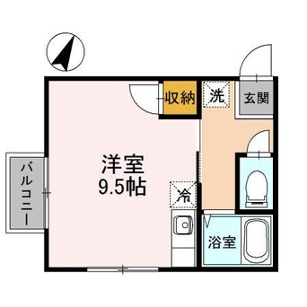 間取図 コーポラス鶴