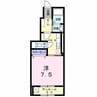 ルグラン 1Kの間取り