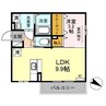 ソアリング 1LDKの間取り