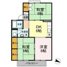 セジュール渡辺 3DKの間取り