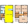 粟山貸家 3LDKの間取り