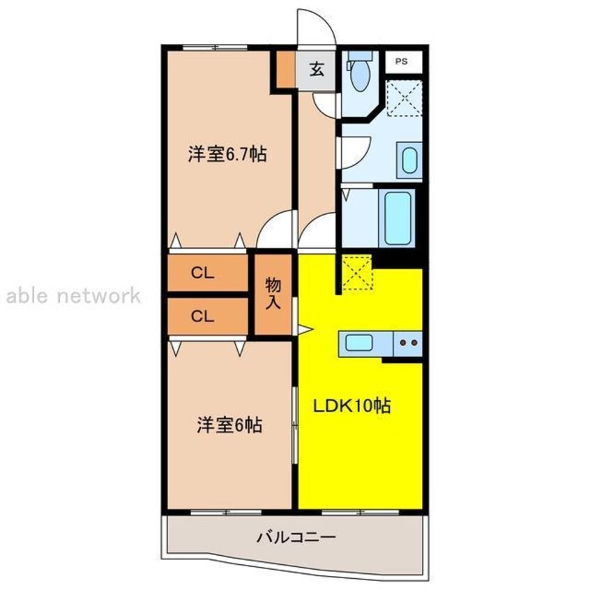 間取図 ディーンフォート