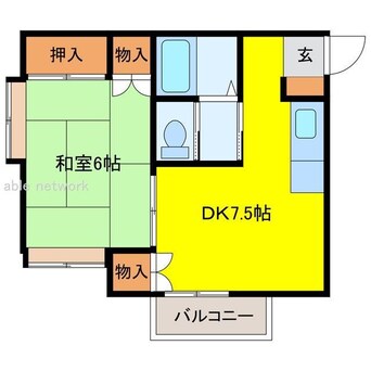 間取図 アルビヨン下大口