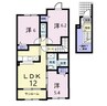 クレスト蘭 3LDKの間取り