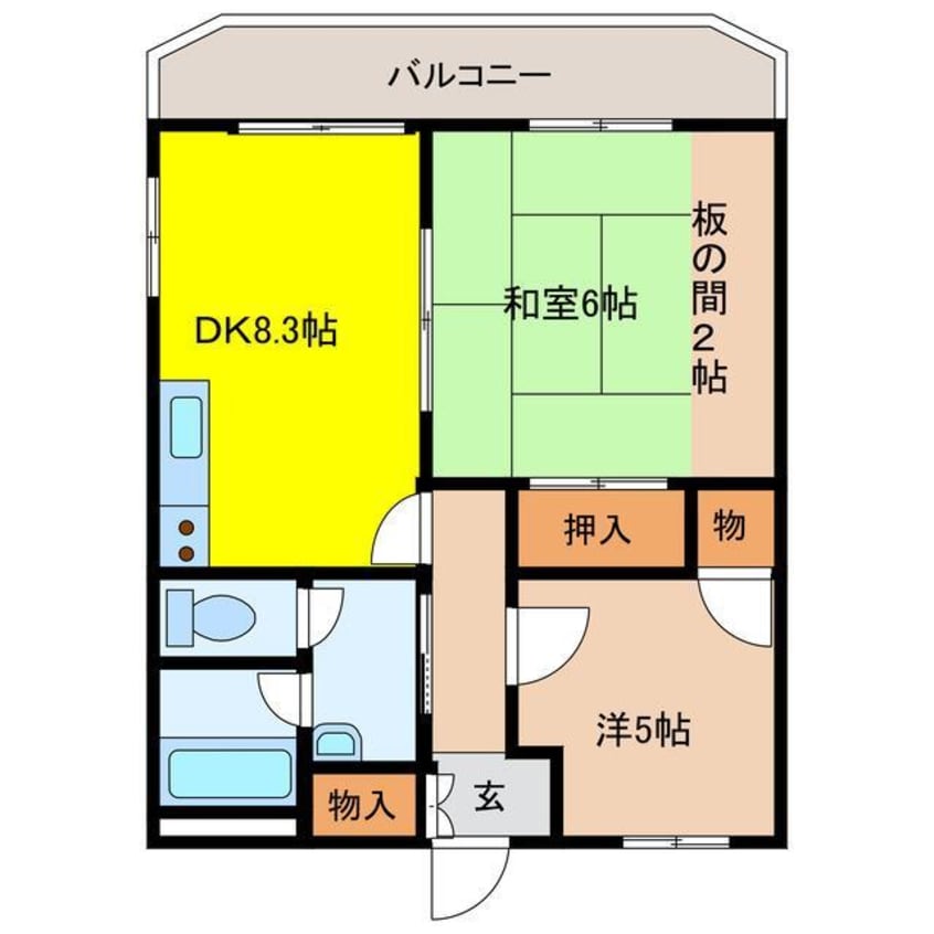 間取図 グリーンパレス寺山