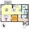 エミグランドＣ 1LDKの間取り