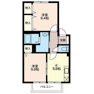間取り図 ハイツひかり
