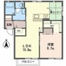 フレンド＆エムＢ 1LDKの間取り