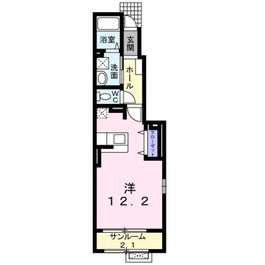 間取図 ラッキースクエア