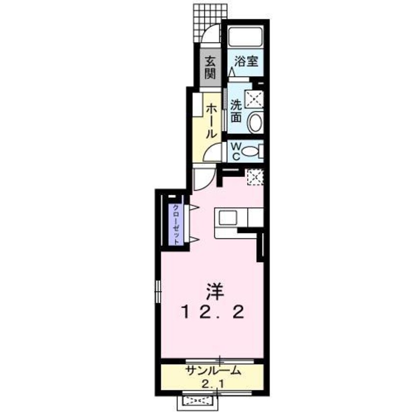 間取図 ラッキースクエア