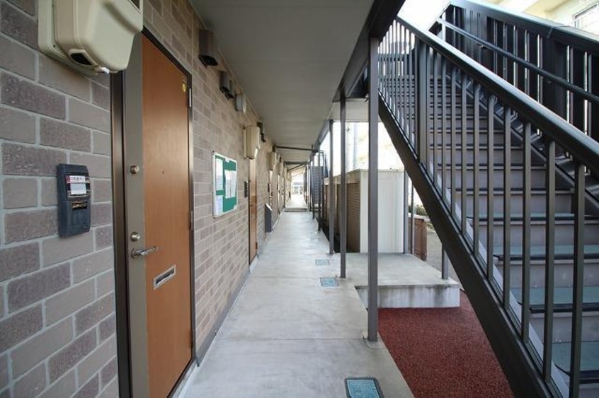 共用部通路。 リビングカメリアＡ