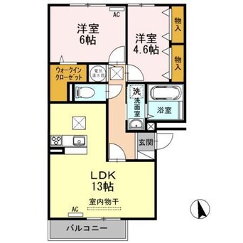 間取図 エミネンスＡ