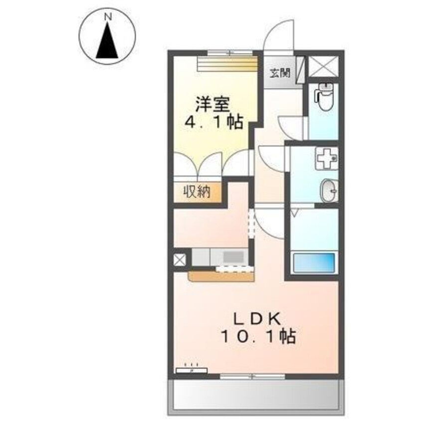 間取図 イーストヒルズ