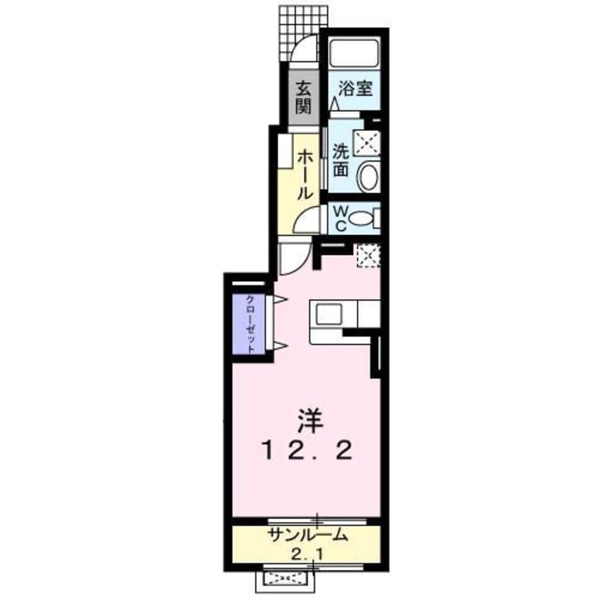 間取図 ウィステリアA・B