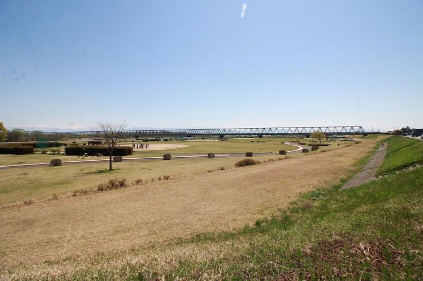 阿賀野川緑地(公園)まで919m Wビルド