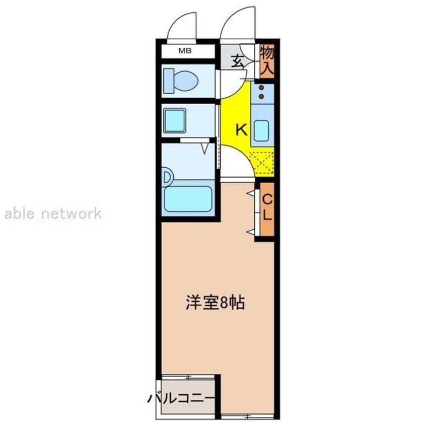 間取図 ファーストクラス豊栄