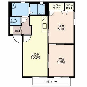 間取図 フローラルパークコート