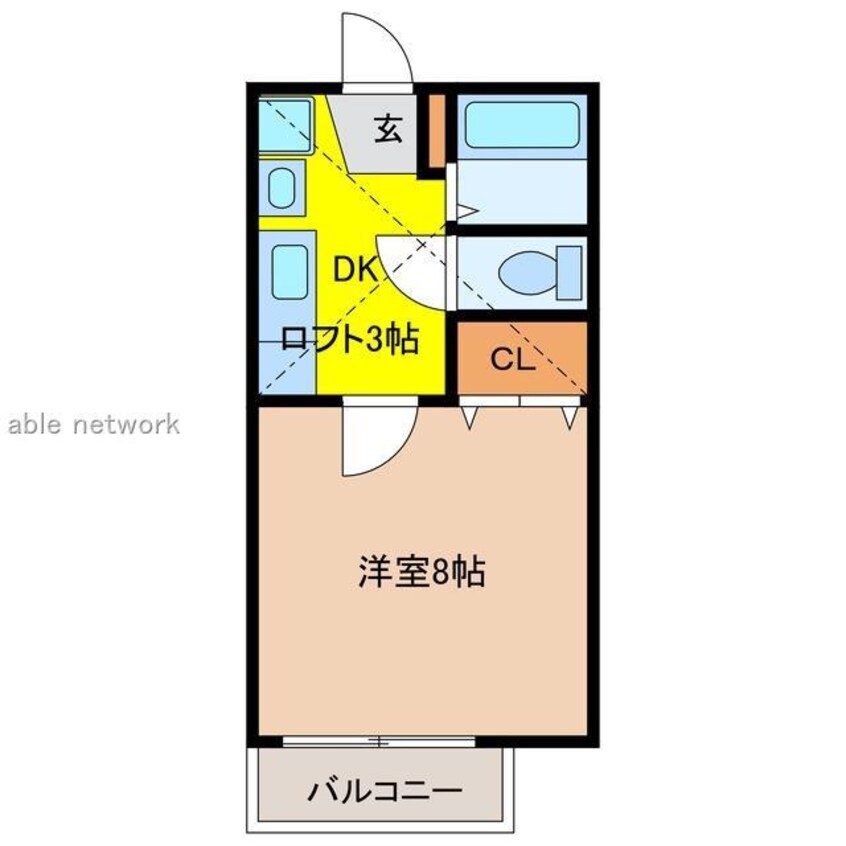 間取図 メゾンソレイユ