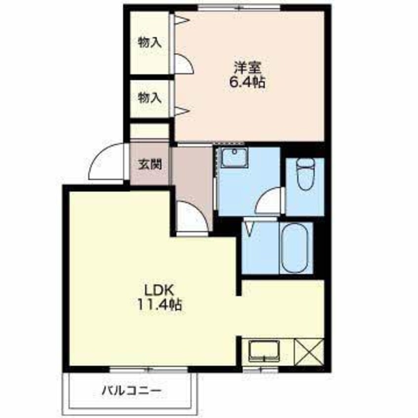 間取図 サンパティークＫＯＴＡＫＥ